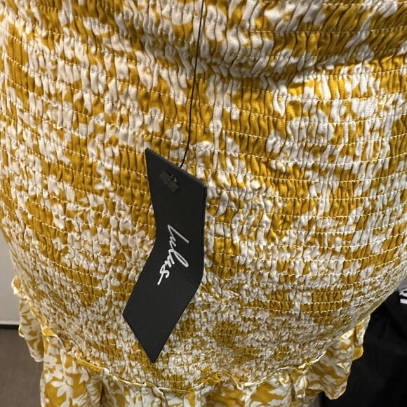 NWT Lulus floral halter mini dress - Picture 7 of 11